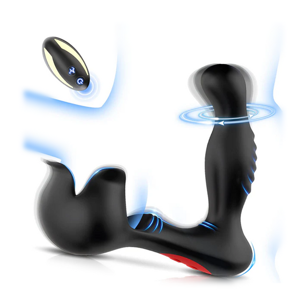 Prostate Massager with  Rotating Pattern