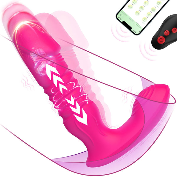 Cyrus - G Spot Dildo Vibrator with Thrusting & Vibrating Modes