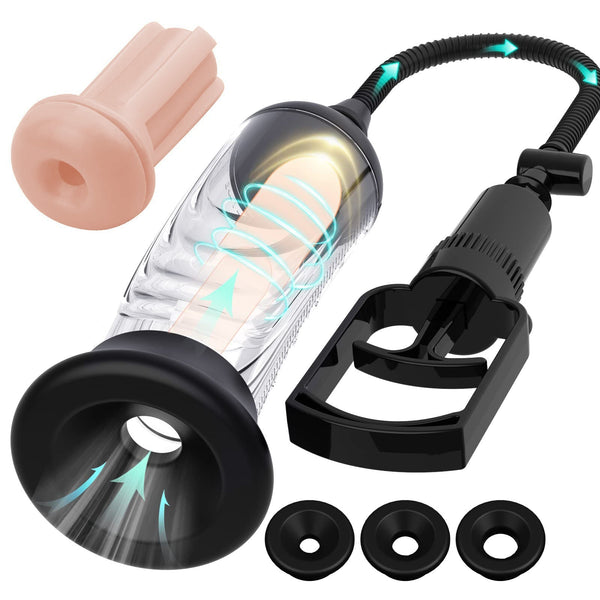 Gage - Multifaceted Suction Masturbator Pump with Sensations