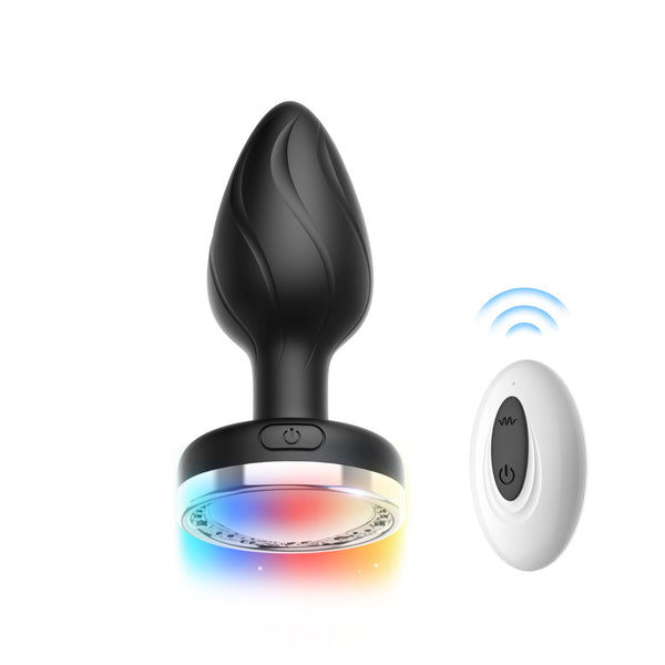 Dove - LED Anal Plug with Vibrational Options